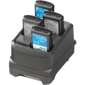 Zebra Carregador de bateria multi-entrada - 12 V DC Input - 4 - Tamanho de bateria único