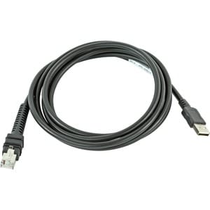 Zebra CBA-U46-S07ZAR. Cor do produto: Preto, Conetor 1: USB A, Comprimento do cabo: 2 m