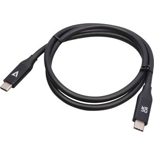 V7 V7USB4-80CM 79.25 cm USB-C Cabo de transferência de dados - 40 Gbit/s - Suporta até3840 x 2160 - Blindagem - 30 AWG - P