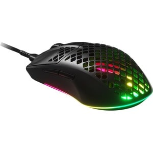 SteelSeries Aerox 3 Gaming Mouse - USB Type A - Optical - 6 Button(s) - Onyx - Cable - 18000 dpi - Right-handed