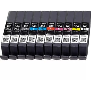 Canon LUCIA PRO PFI-300 Original Standard Yield Inkjet Ink Cartridge - Multi-pack - Matte Black, Photo Black, Photo Magent