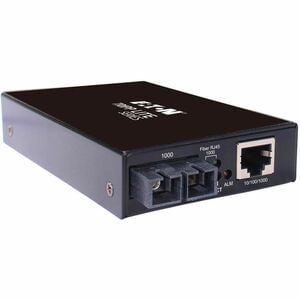 Eaton Tripp Lite Series Hardened Gigabit Fiber to Ethernet Media Converter, 10/100/1000 Mbps, RJ45/SC Multimode, -10° to 6