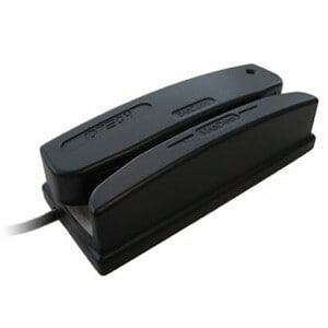 ID TECH Omni WCR3227-600US Leitor de fita magnética - 1524 mm/s - Série - USB - Preto