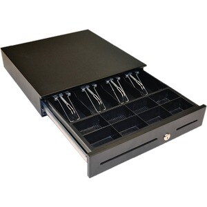 apg ECD410 Cash Drawer - 4 Bill - 8 Coin - Porta de série - Preto