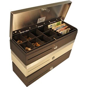 APG Cash Drawer MF437A-BL460. Cor do produto: Preto