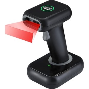 Adesso NuScan NuScan 2700R Warehouse, Logistics Handheld Barcode Scanner - Wireless Connectivity - Black - 120 scan/s - 1D