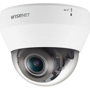 Wisenet QND-6082R1 2 Megapixel Indoor Full HD Network Camera - Color - Dome - White - 65.62 ft Infrared Night Vision - H.2