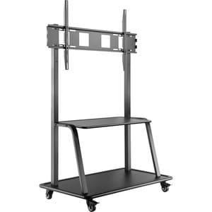 V7 Ultra Heavy Mobile TV Cart - Up to 60in to 105in Displays - 330lbs/150kg Capacity - Steel - 46.3" Length x 26.6" Width 