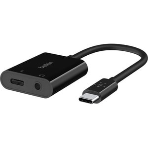 Belkin Rockstar Mini-Phone/USB-C Audio-/Datenübertragungskabel - Cable for Smartphone, Tablet, Notebook, USB Gerät, iPad, 