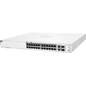 HPE Instant On 1960 24G 20p Class4 4p Class6 PoE 2XGT 2SFP+ 370W Switch - 24 Ports - Manageable - 10 Gigabit Ethernet, Gig