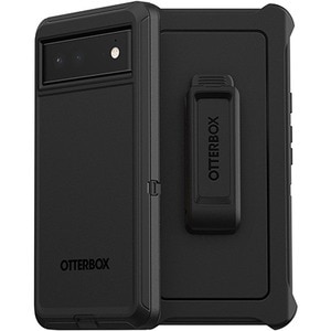 OtterBox Defender Rugged Carrying Case (Holster) Google Pixel 6 Smartphone - Black - Dirt Resistant, Dirt Resistant Port, 