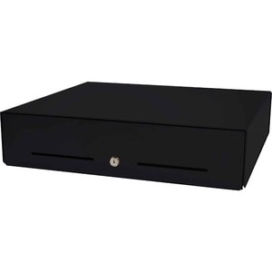 Cassetto dei contanti apg E3000 - 5 Banconota - 8 Coin - 2 Lettore di schede - Acciaio - Nero
