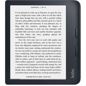 Kobo Libra 2 Digital Text Reader - Black - 32 GB Flash - 17.8 cm (7") Display - Touchscreen - 1264 x 1680 - Wireless LAN -