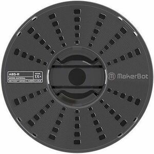 MakerBot Method Series ABS-R Filament - Black - 68.9 mil Filament - 1.65" Spool Width x 8.60" Spool Diameter