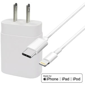 4XEM 3FT Charger Combo Kits for iPhone 11 - MFI Certified - 4XEM MFI Certified 25W USB-C Power Adapter and 3ft USB-C to Li