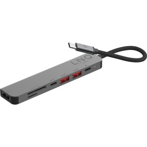 Telco Pro USB Hub - Black, Grey - 7 Total USB Port(s)