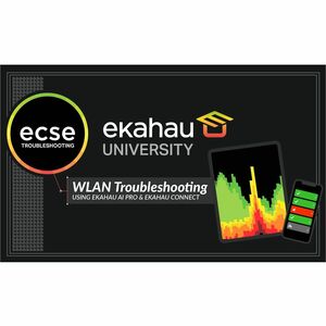Ekahau ECSE Troubleshooting Class Online - SEAT Technology Training Course - 1 Seat - 4 Day Duration - Online, Class, Instructor-led