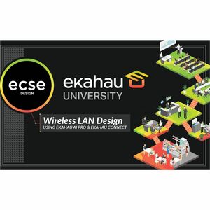 Ekahau ECSE Design Class Online - CLASS Technology Training Course - Up to 12 Student - 4 Day Duration - Class, Online, In