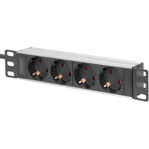 Digitus PDU - CEE 7/7 (SCHUKO) - 4 x DIN 49440 - 16 A - 1U - Rackmount