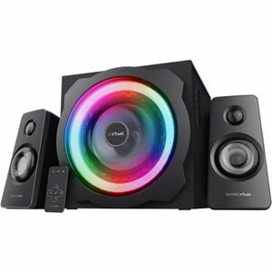 Système de Haut-Parleurs Trust Gaming Tytan 629 2.1 - 60 W RMS - Noir mat - Fréquence 20 Hz à 20 kHz