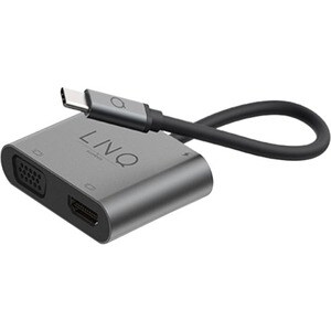 LINQ USB Type C Docking Station - 100 W - Black - 4K - 3840 x 2160 - 1 x USB Type-A Ports - USB Type-A - USB Type-C - HDMI