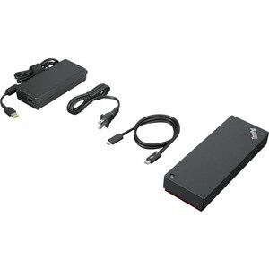 Lenovo USB Type C Docking Station for Notebook/Monitor - 100 W - 4K - 3840 x 2160 - 4 x USB Type-A Ports - USB Type-A - 1 