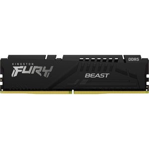 Kingston FURY Beast 16GB DDR5 SDRAM Memory Module - For Motherboard - 16 GB (1 x 16GB) DDR5 SDRAM - 5200 MHz - CL40 - 1.25