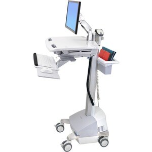 Ergotron StyleView Laptop Trolley - 15.88 kg Capacity - 4 Casters - Aluminium
