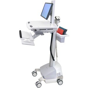 Ergotron StyleView Laptop Trolley - 15.88 kg Capacity - 4 Casters - Aluminium