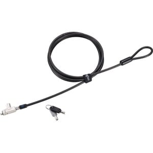 Kensington Slim N17 2.0 Keyed Laptop Lock for Wedge-Shaped Slots - Master Keyed On Demand - 5.91 ft Cable - Master Keyed L