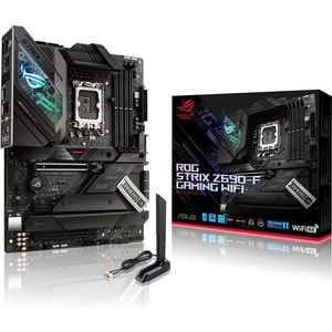 Asus ROG Strix Z690-F GAMING WIFI Gaming Desktop Motherboard - Intel Z690 Chipset - Socket LGA-1700 - Intel Optane Memory 