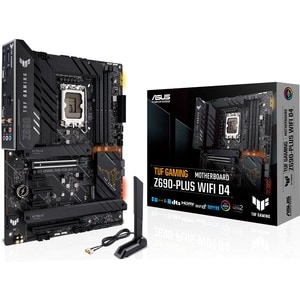 TUF GAMING Z690-PLUS WIFI D4 Gaming Desktop Motherboard - Intel Z690 Chipset - Socket LGA-1700 - Intel Optane Memory Ready