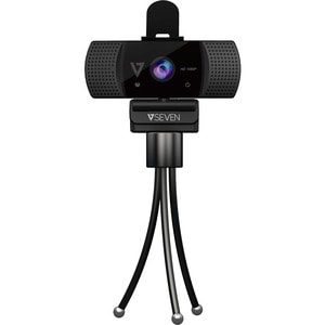 V7 WCF1080P Webcam - 2 Megapixel - 30 fps - USB Type A - 1920 x 1080 Video - Fixed Focus - 110° Angle - Microphone - Noteb