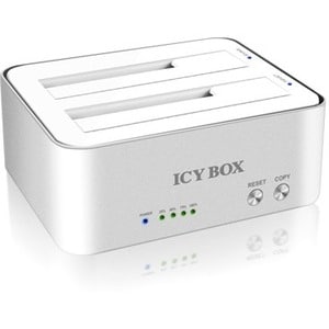 ICY BOX IB-120CL-U3 2 x Total Bays DAS Storage System - USB 3.0 - Serial ATA Controller - RAID Supported - JBOD RAID Levels