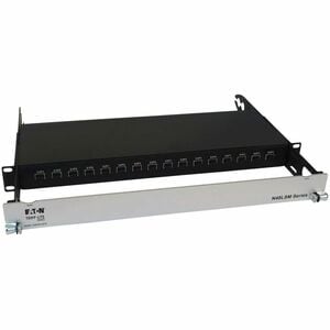 Eaton Tripp Lite Series Spine-Leaf MPO Panel with Key-Up to Key-Up MTP/MPO Adapter - 12F MTP/MPO-PC M/M, 8F OM4 Multimode,