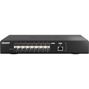 QNAP QSW-M5216-1T 1 Ports Manageable Ethernet Switch - 10 Gigabit Ethernet, 25 Gigabit Ethernet - 10GBase-T, 25GBase-X - 2