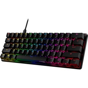 HyperX Alloy Origins 60 - Mechanical Gaming Keyboard - HX Red (US Layout) - Cable Connectivity - USB Type C Interface - RG