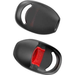 HyperX Cloud Earbuds Ear Tips - Large - Large Size - Red, Grey