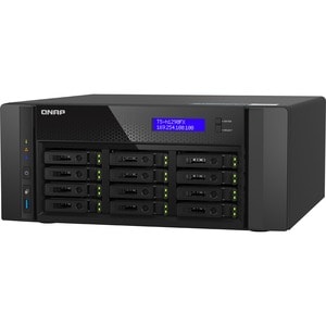 QNAP TS-h1290FX-7232P-64G 12 x Total Bays SAN/NAS Storage System - 5 GB Flash Memory Capacity - AMD EPYC Octa-core (8 Core
