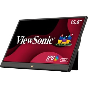 ViewSonic Graphic VA1655 16" Class Full HD LED Monitor - 16:9 - Black - 39.6 cm (15.6") Viewable - In-plane Switching (IPS