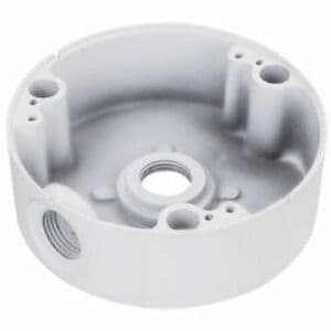 Rhombus Mounting Box for Security Camera - White - 1