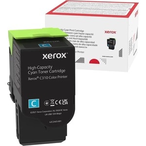 Xerox Original High Yield Laser Toner Cartridge - Single Pack - Cyan - 1 / Each - 5500 Pages