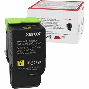 Cartouche toner D'origine Xerox Standard Rendement Laser - Jaune - Un seul packet - 1 / Paquet - Laser - Rendement Standar