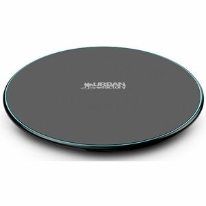 Urban Factory Powee Induction Charger - Blue, Black - For Smartphone - 9 V Input - Input connectors: USB - Compact