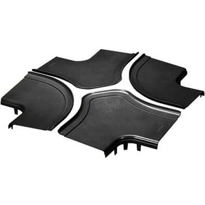 SPLIT COVER4-WAYCROSS12X4 300MMX100MMFIBERRUNNER BL PK1