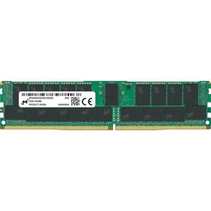 Micron RAM Module - 16 GB - DDR4-3200/PC4-25600 DDR4 SDRAM - 3200 MHz Single-rank Memory - CL22 - 1.20 V - ECC - Registere