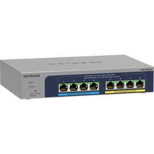 Netgear 8-port Ultra60 PoE++ Multi-Gigabit (2.5G) Ethernet Plus Switch - 8 Ports - 2.5 Gigabit Ethernet - 2.5GBase-T - 3 L