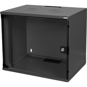 Digitus SoHo 7U Wandmontierbar Geschlossener Schrank Rackschrank für Telekommunikation - 482,60 mm Rack Width - Schwarz - 