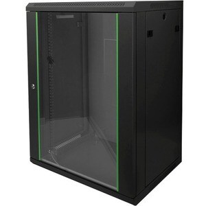 Digitus Dynamic Basic 16U Wandmontierbar Rackschrank für LAN-Schalter, Patchfeld - 482,60 mm Rack Width x 365 mm Rack Dept