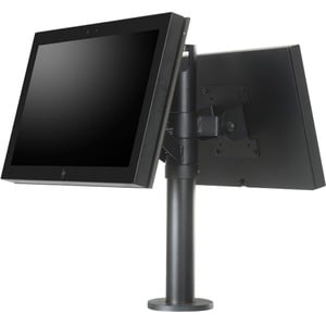 SpacePole Wandhalterung für All-in-One-PC - Schwarz - 75 x 75, 100 x 100 - VESA-Wandhalterungsnorm